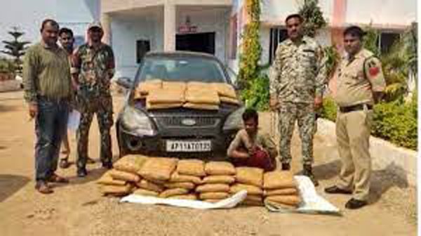 नशे के सौदागर पर बड़ी कार्रवाई, इतने लाख का गांजा जब्त %%sep%% बस्तर न्यूज