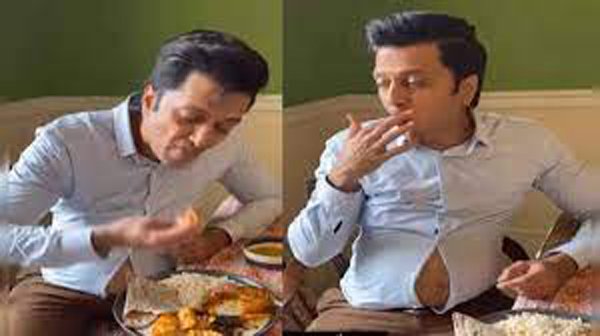 OMG ! Ritiesh Deshmukh का बढ़ा गया इतना वजन, खाते-खाते शर्ट से बाहर निकला पेट…
