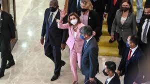 Nancy Pelosi reached Taiwan: 