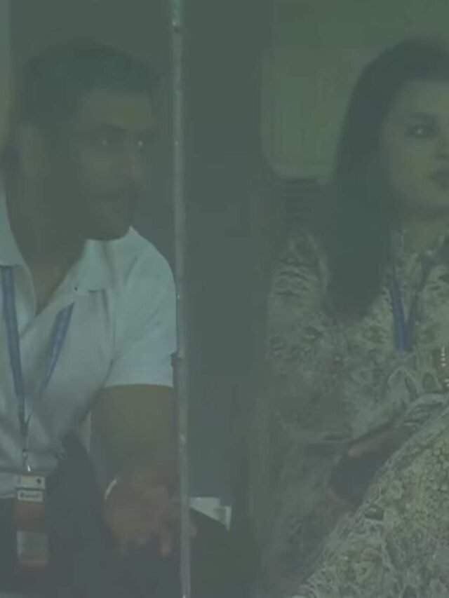 मैच देखने पहुंचे धोनी साक्षी वीडियो वायरल