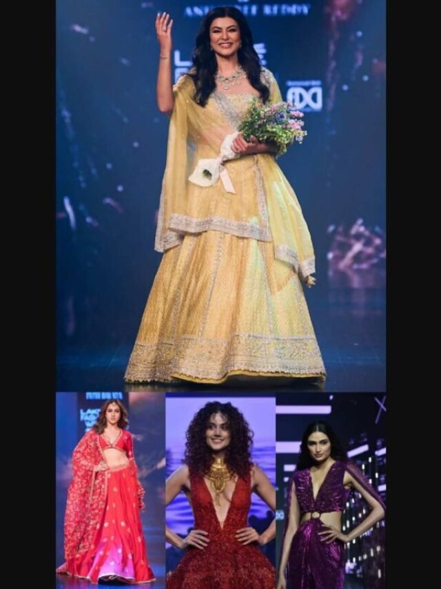 lekme fashion week सुस्मिता सेन के साथ कई हसीनाएं