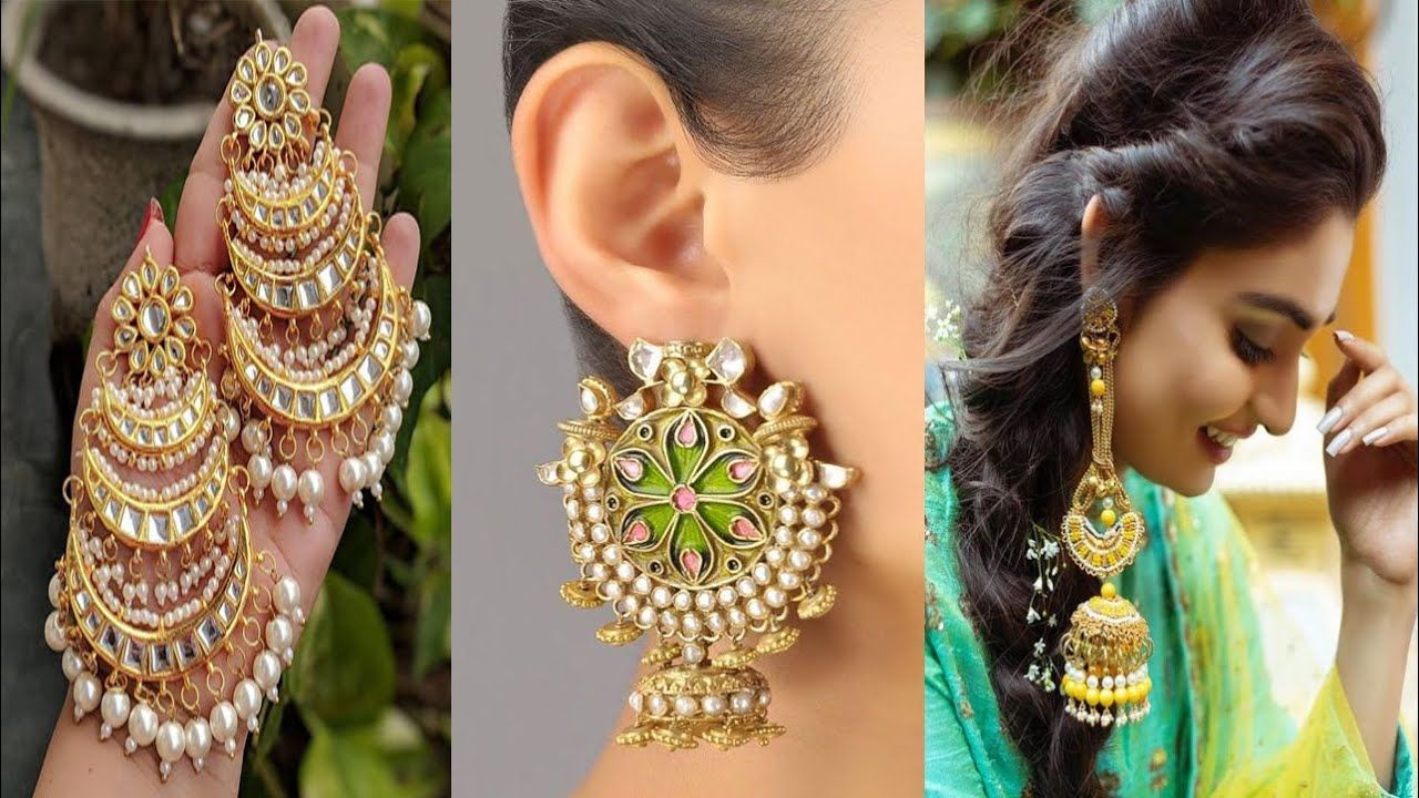Heavy Earring's Design : शादी के लिए परफेक्ट मैच होंगे ये हैवी एअरिंग डिज़ाइन
