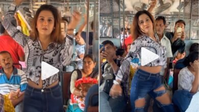 भोजपुरी गाने पर यात्रियों से खचाखच भरी ट्रेन में एक युवती ने लगाए जबरदस्त ठुमके, एक रील ने सोशल मीडिया पर मचाया तहलका