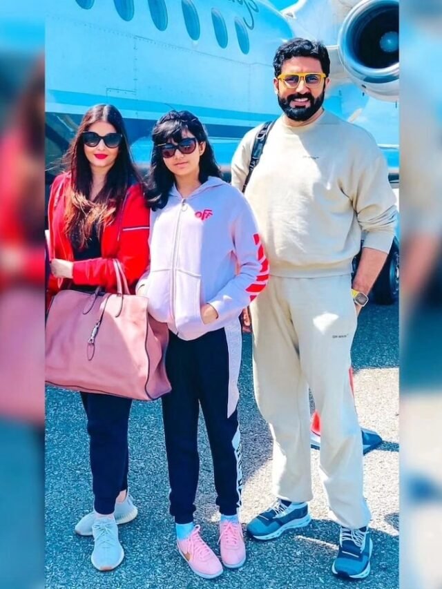 ऐस्वर्या और अभिषेक के संग दिखी आराध्या दिखी फैमिली गोल