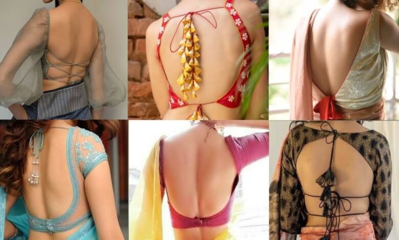 Back Less Blouse Desing : बैकलेस ब्लाउज पहनकर पाना चाहती है ग्लैमरस लुक , ट्राय करे खूबसूरत डिज़ाइन
