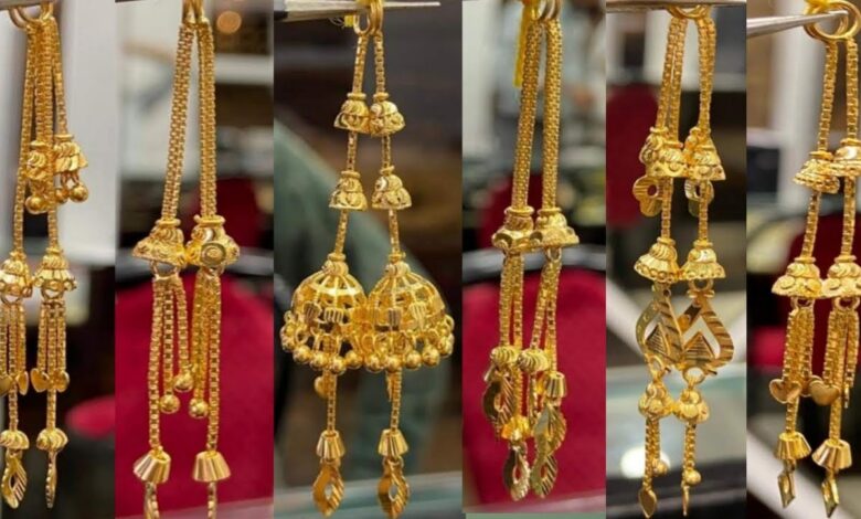 Pin by Stiria on Indian jewelry | Gold earrings for kids, Gold bridal  jewellery sets, Gold jewels design