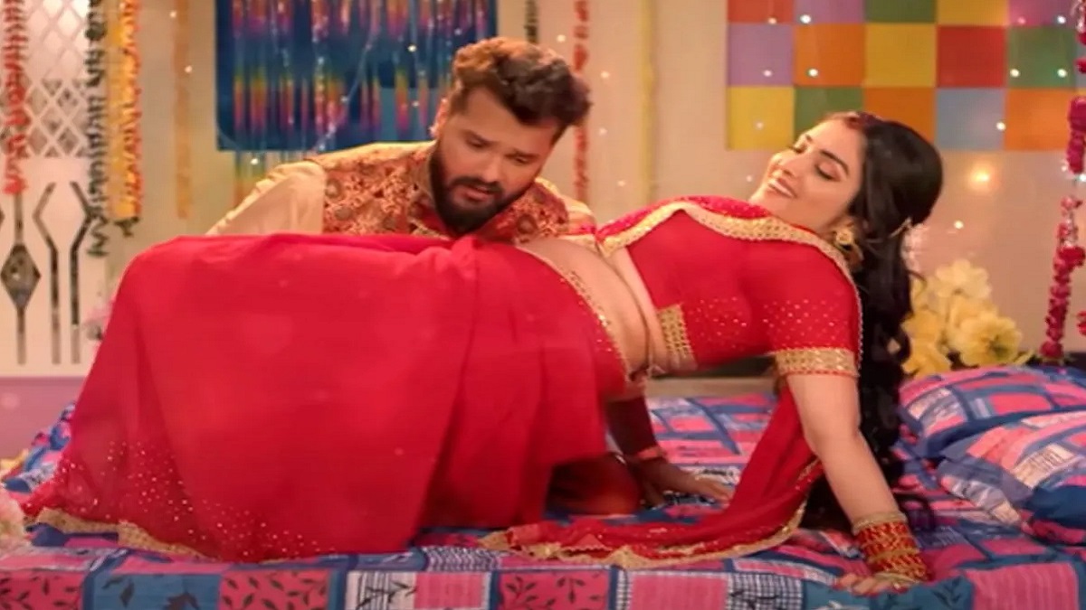Bhojpuri Song: Khesari और Amrapali ने इस गाने पर भर-भरकर किया पलंगतोड़ रोमांस, वीडियो पर 145 मिलियन से ज्यादा व्यूज