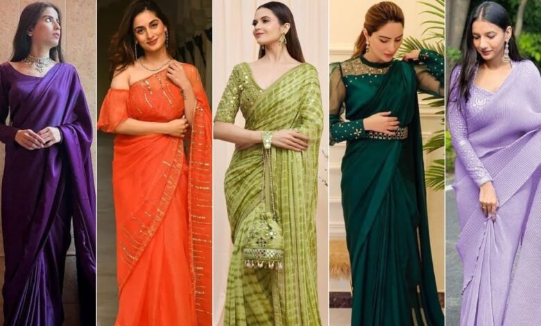 Woman Saree Design :साड़ी की ये डिज़ाइन पहन कर आप लगेगी बेहद खूबसूरत
