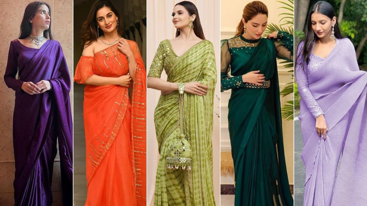 Woman Saree Design :साड़ी की ये डिज़ाइन पहन कर आप लगेगी बेहद खूबसूरत