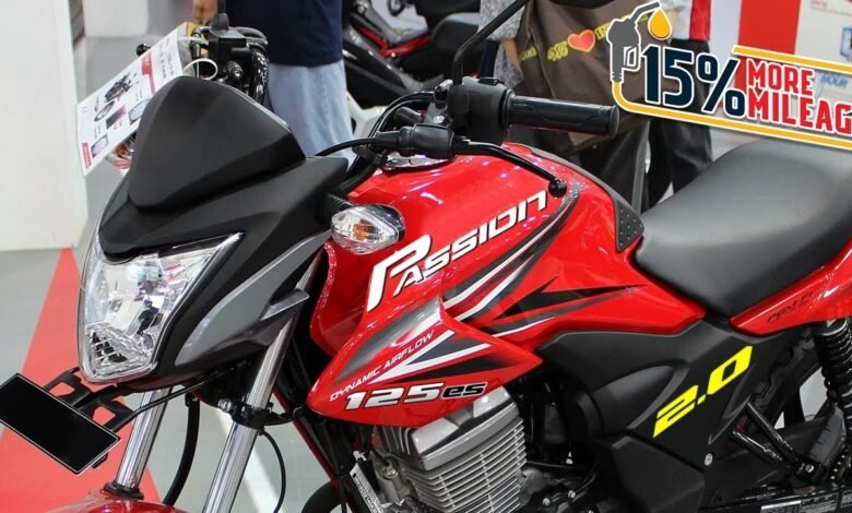Mileage की रानी बनकर मार्केट में उतर रही Hero Passion plus 125 es की तूफानी बाइक, झमाझम फीचर्स और 15% ज्यादा माइलेज के साथ