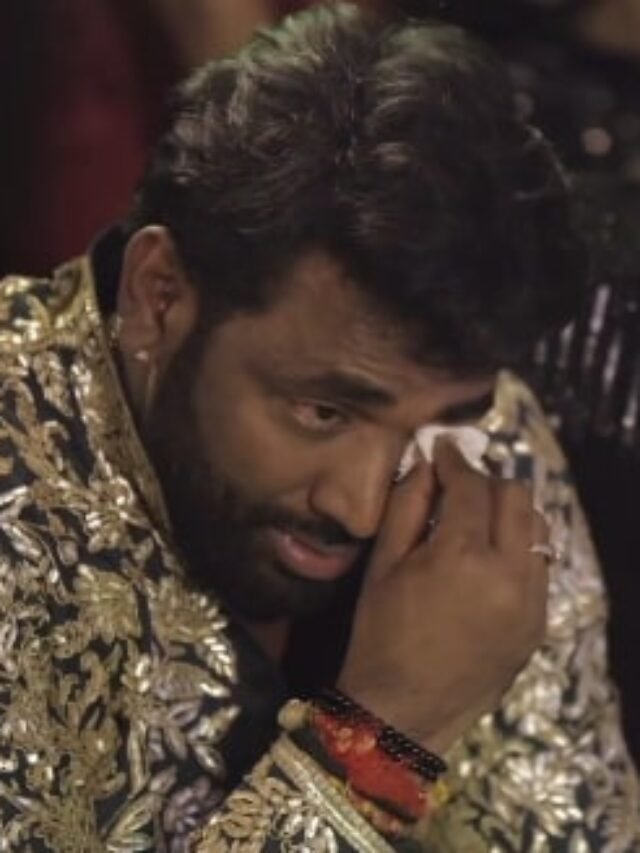 आरती की संगीत में इमोसनल होते हुए दिखे उनके पति