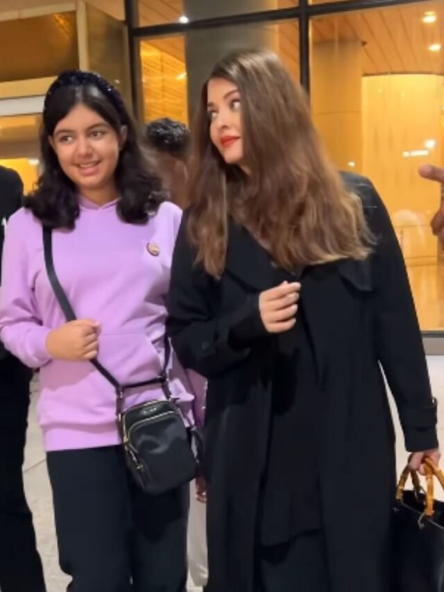 न्यूयॉर्क से छुट्टियां मनाकर बेटी आराध्या संग मुंबई लौटीं ऐश्वर्या राय देखे