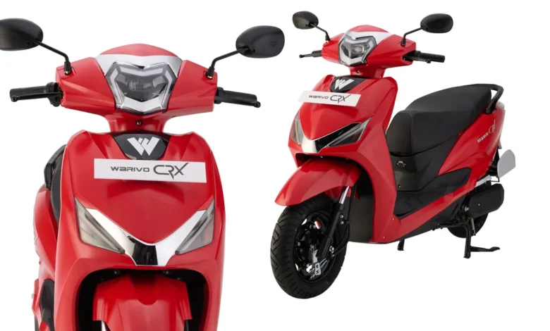 एडवांस क़्वालिटी के साथ लांच हुआ इलेक्ट्रिक स्कूटर CRX,देखे क़्वालिटी और कलर कॉम्बो