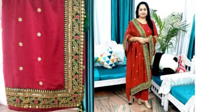 Old Saree To Suit: पुरानी साड़ी से बनाये फेंसी सलवार सूट,जाने इसे बनाने का सही तरीका