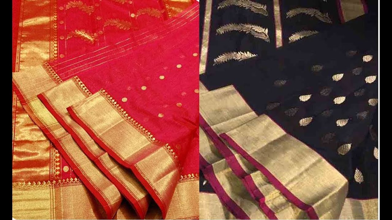 चंदेरी साड़ी अब तीन फेब्रिक्स में सालो -साल पुरानी साड़ी अब आ गई ट्रेंडिंग,देखे न्यू डिजाइन
