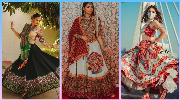 नवरात्री के लिए गरबा ड्रेस के मशहूर मार्केट,देखे न्यू कलेक्शन और डिजाइन कम कीमत में
