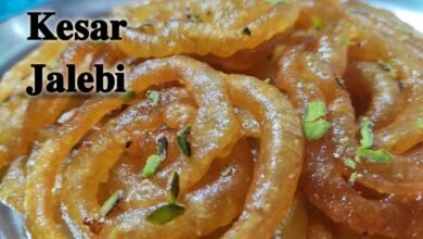 मातारानी के भोग के लिए बनाये गारम-गर्म केसर जलेबी घर पर ही,जाने बनाने की आसान विधि