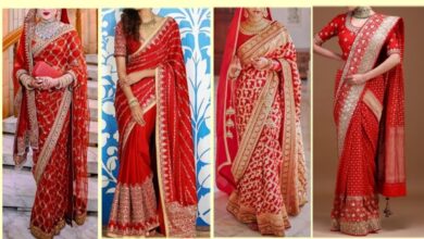 Red Saree For Karwa Chauth: इस करवा चौथ आप लगना चाहते है सबसे अलग और सुन्दर,तो देखे ये लेटेस्ट रेड साड़ी