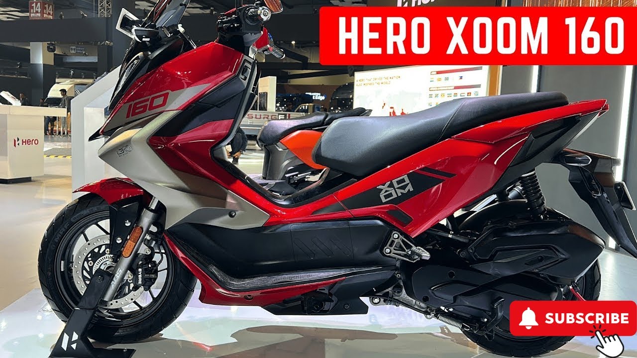Tvs Apache से दमदार 160cc इंजन और भौकाली Look के साथ लॉन्च होने जा रही Hero Xoom 160 स्कूटर