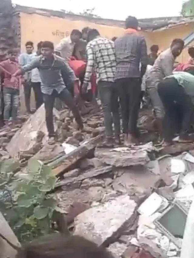 राजस्थान के झालावाड़ जिले में एक स्कूल की छत गिरने से 4 बच्चों की मौत, कई छात्र दबे; रेस्क्यू जारी